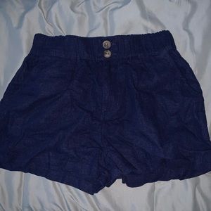 navy blue forever 21 shorts